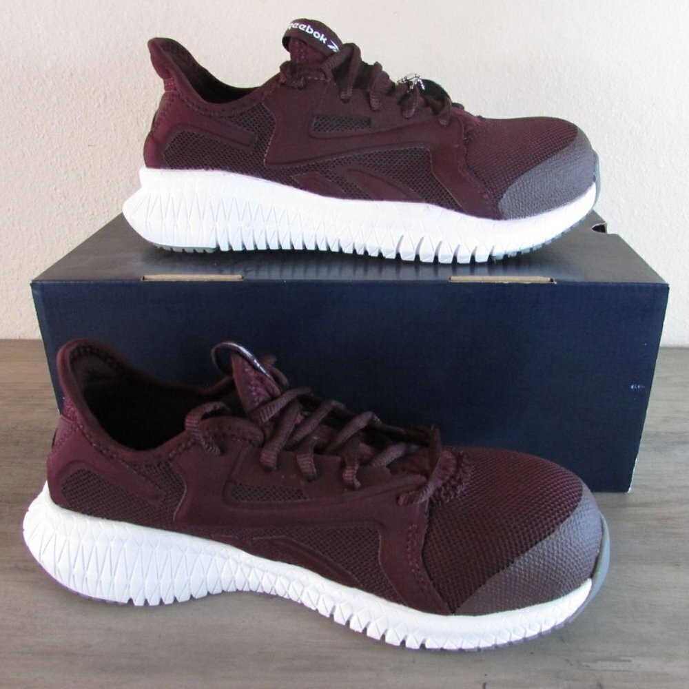 Reebok Work Women's Felxagon 3.0 Safety Toe Athletic Work Shoe Burgundy RB429